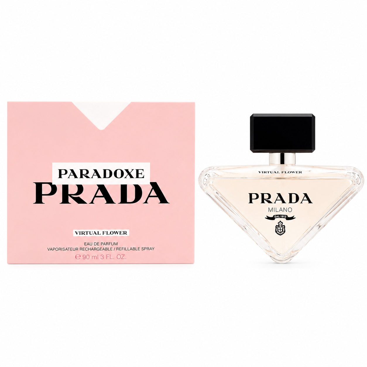 Prada Paradoxe Virtual Flower EDP 90ml bottle
