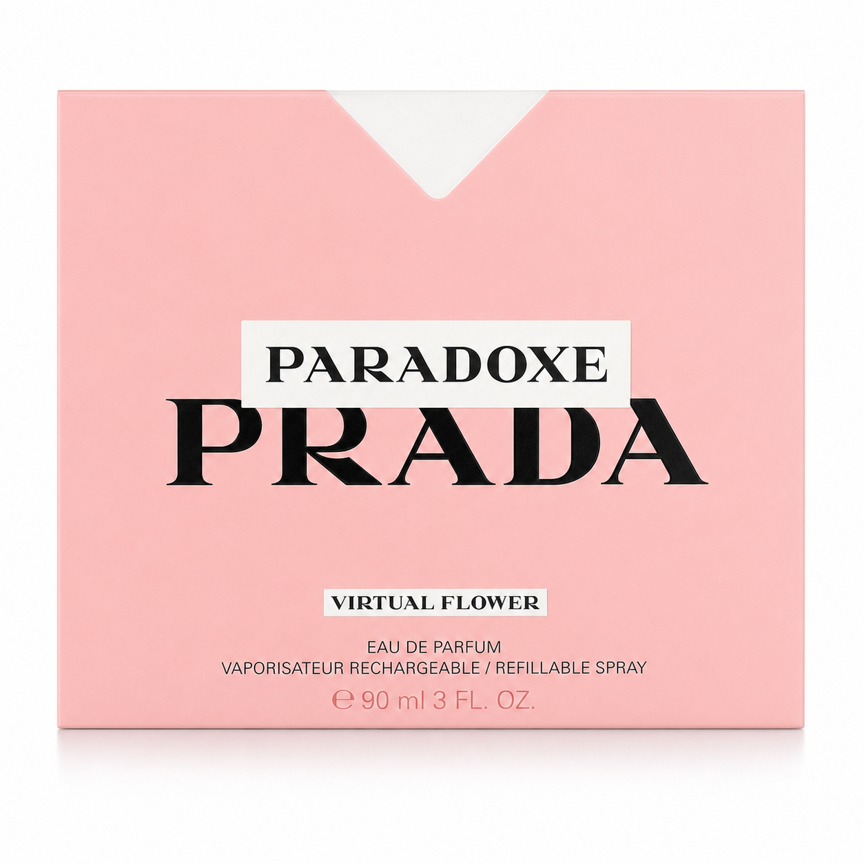 Prada Paradoxe Virtual Flower box packaging