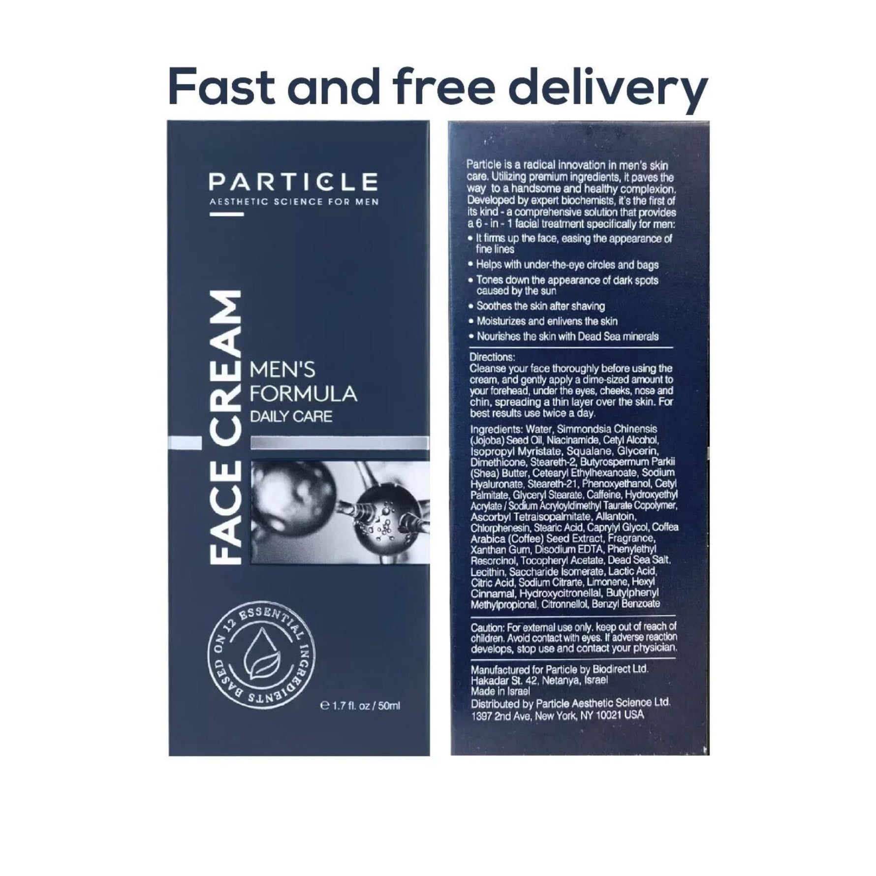 Particle 6-in-1 daily moisturizer for men