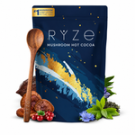 RYZE mushroom hot cocoa sleep blend box