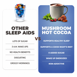RYZE mushroom hot cocoa scoop of powder