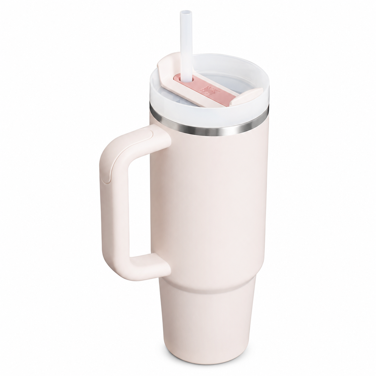 Stanley Quencher tumbler with straw and handle