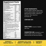 Optimum Nutrition Opti-Men supplement facts label