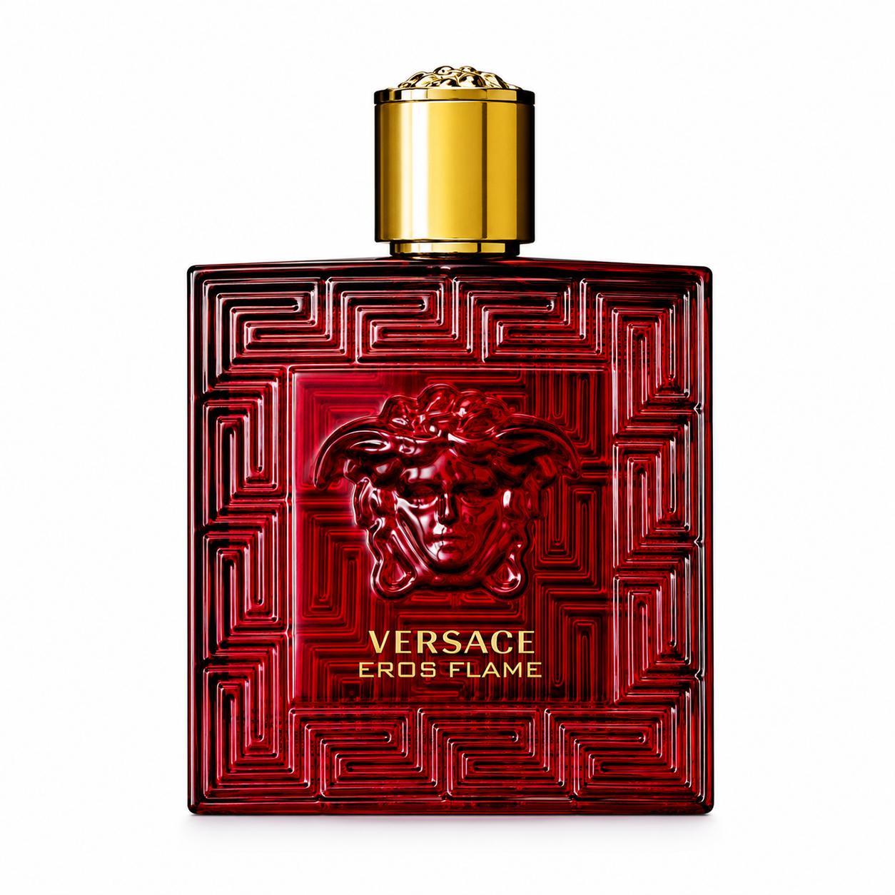 Versace Eros Flame perfume box packaging